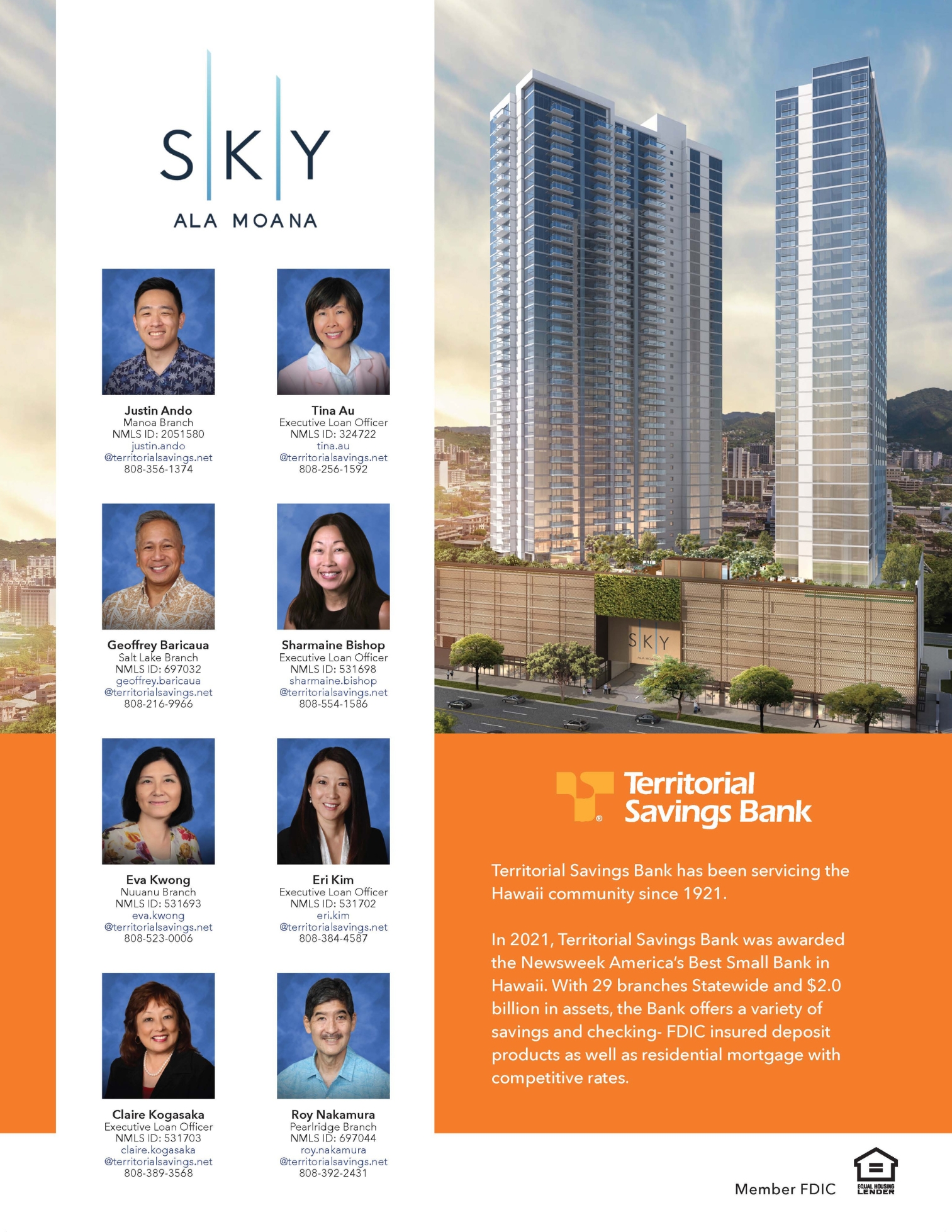 Sky Ala Moana And Territorial Savings Bank Territorial Savings Bank